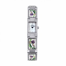 Часы со вставкой из серебра 925 пробы 1141S6-B6B1